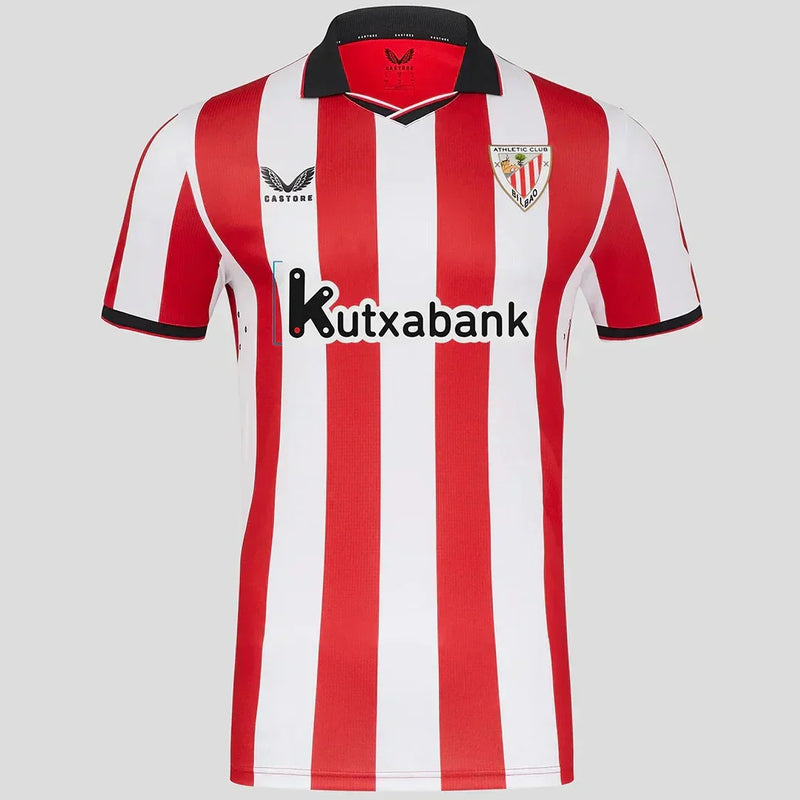 Camisa Athletic Bilbao Masculina 25/26 s/n Torcedor - Vermelha