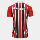 Camisa São Paulo II 25/26 Torcedor New Balance Masculina - Vermelho+Branco