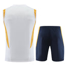 Kit Treino Real Madrid 23/24 Adidas - Branca
