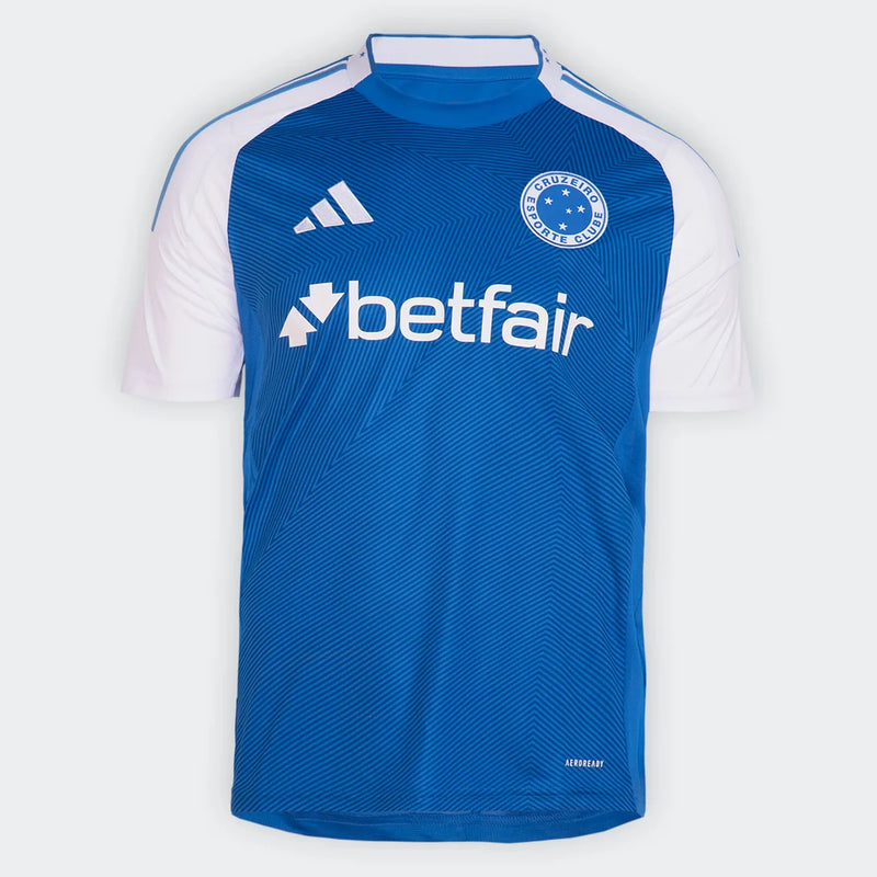 Camisa Cruzeiro I 25/26 Torcedor Adidas Masculina - Azul